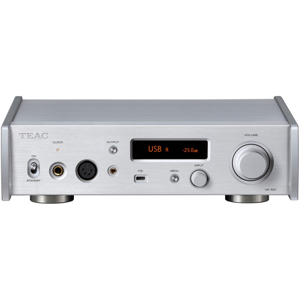 Teac UD-507 USB 解碼/前級放大器/耳機擴音機 (銀色)